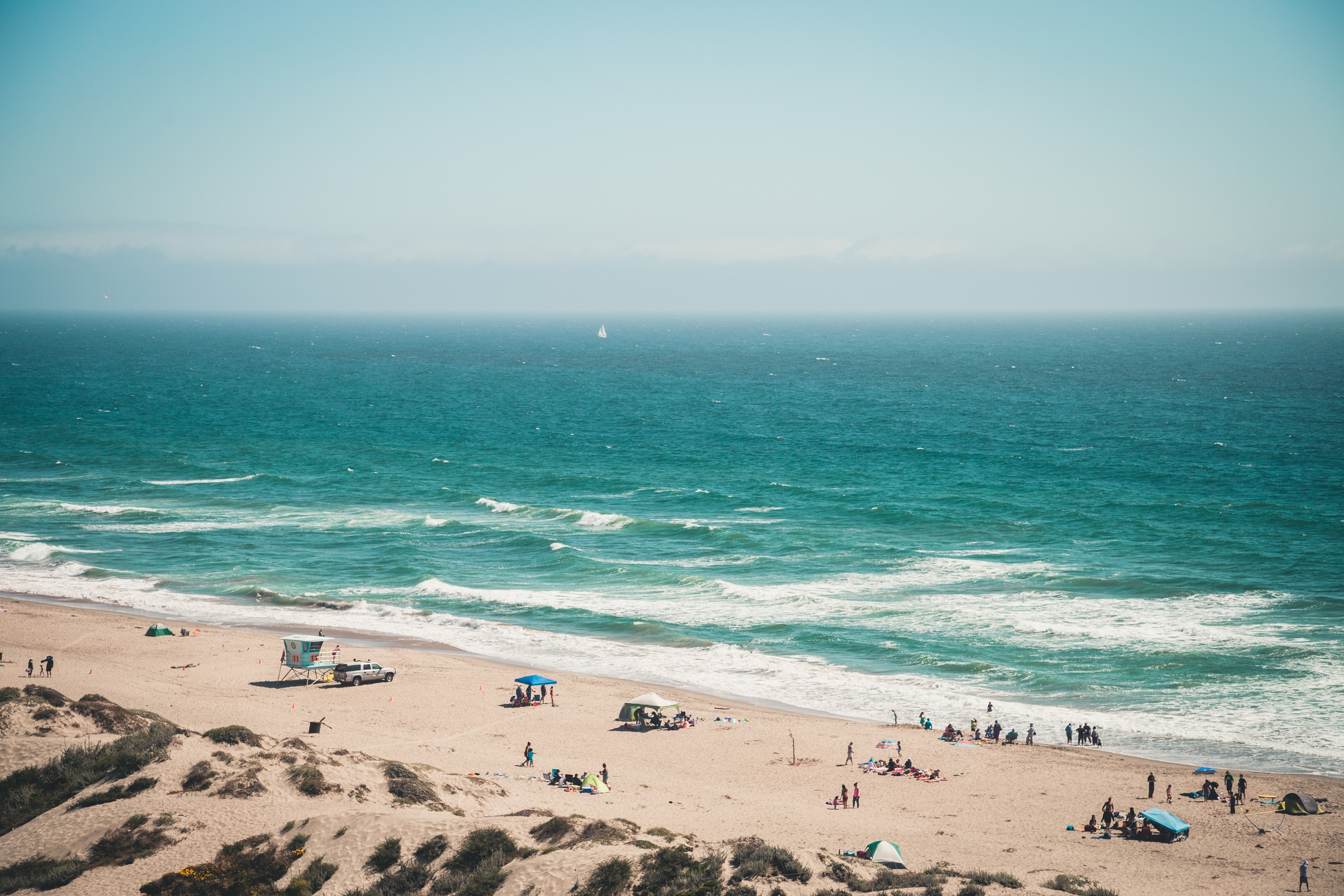 View of the beach at Manresa SB
